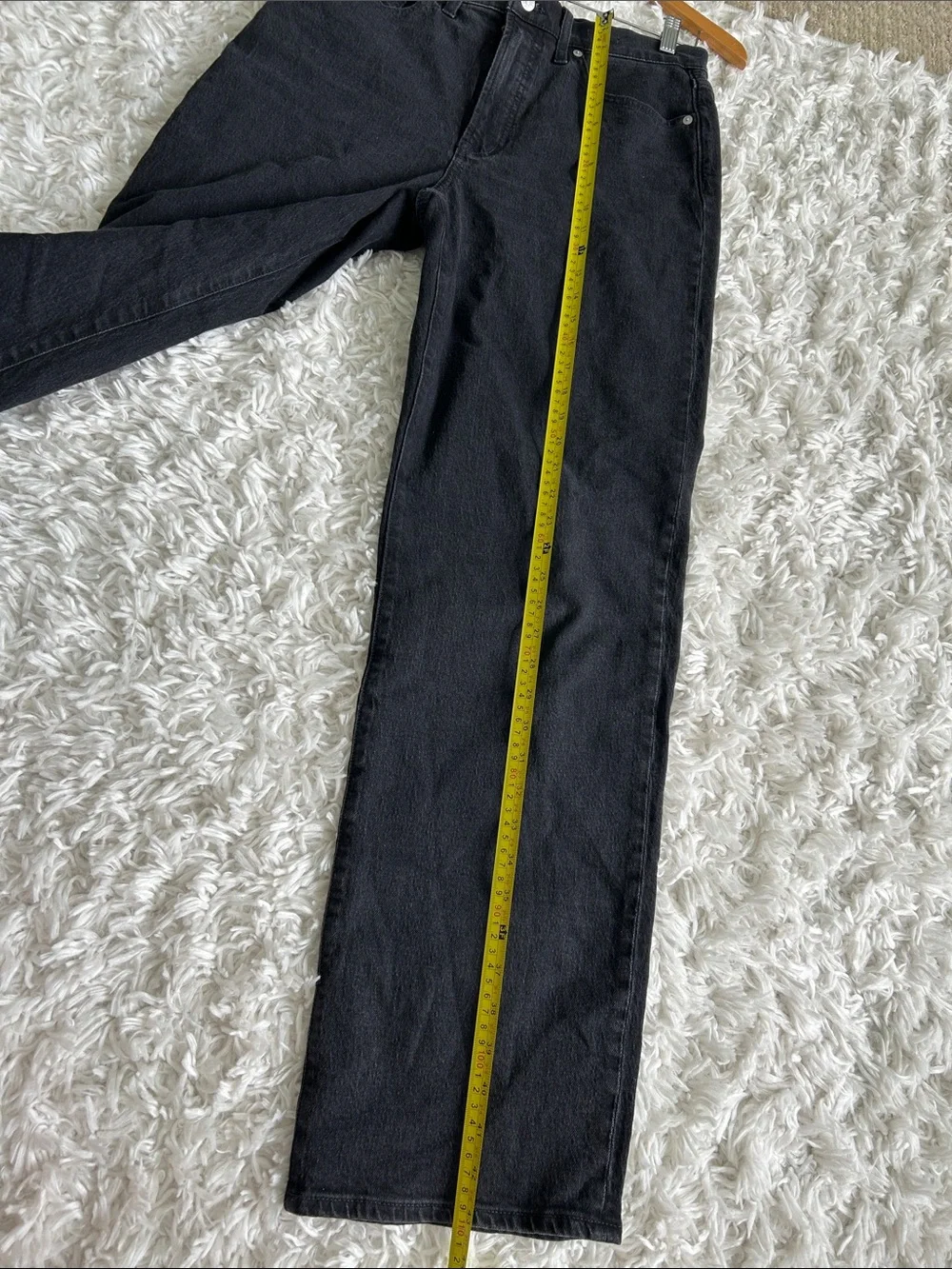 Madewell Black Straight Jeans